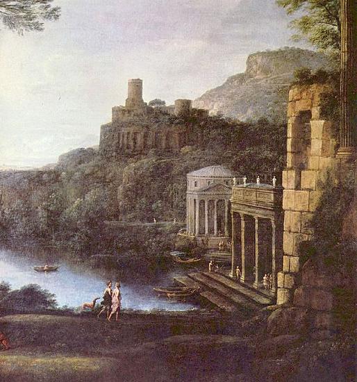 Landschaft mit der Nymphe Egeria und Konig Numa, Claude Lorrain